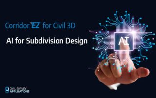 AI for Subdivision Design - Corridor EZ for Civil 3D