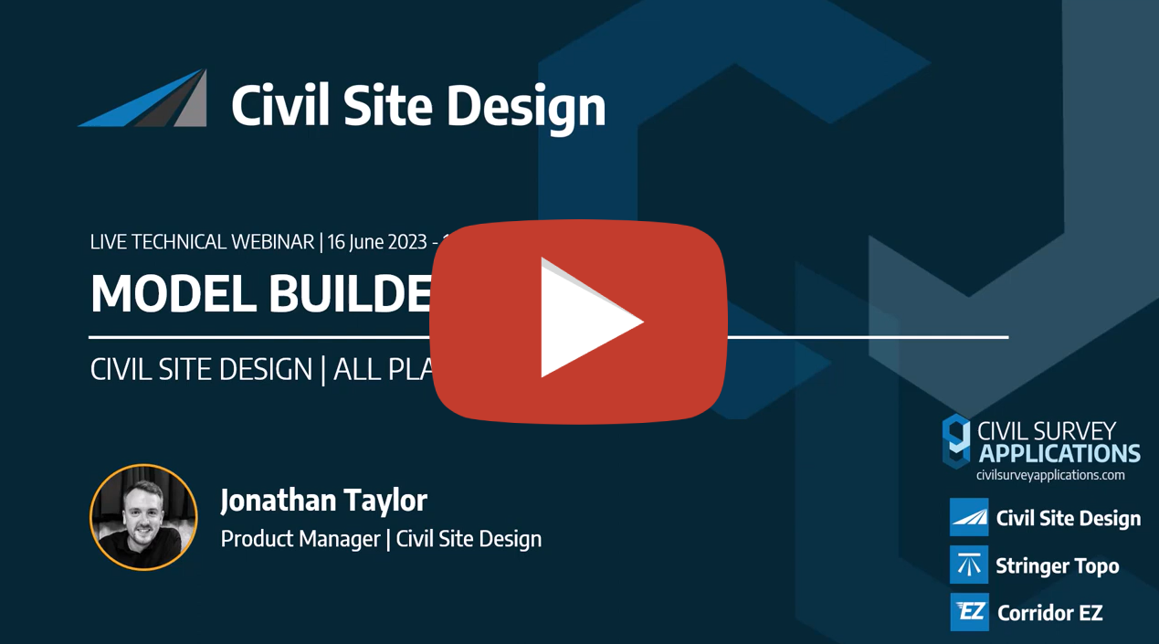 Model Builder 101 Webinar | Civil Site Design