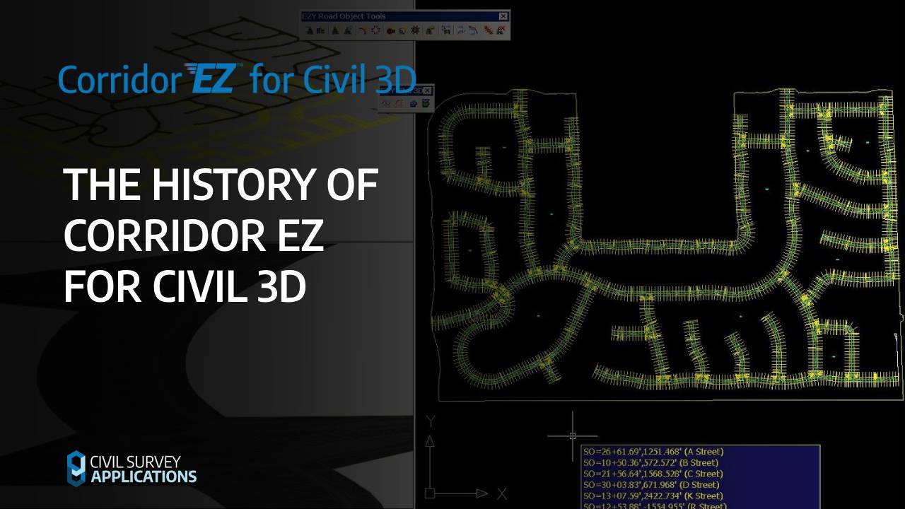 The History of Corridor EZ for Civil 3D